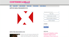 Desktop Screenshot of cortesdecabelloparamujeres.com