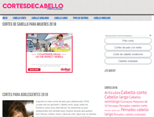 Tablet Screenshot of cortesdecabelloparamujeres.com